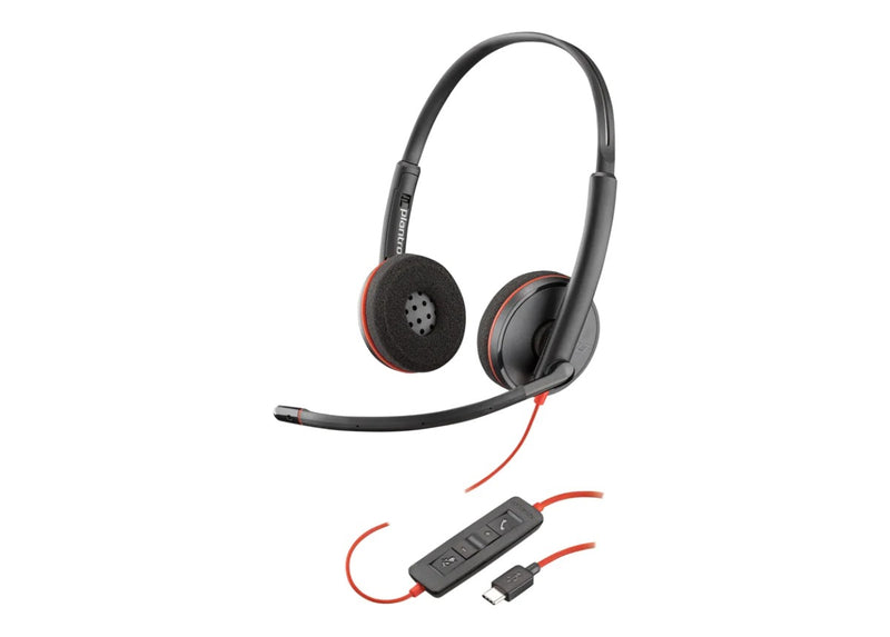 Poly Blackwire C3220 Series Stereo Corded Headsets