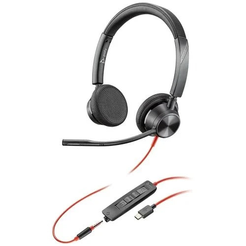Poly Blackwire 3325 Series Stereo Corded Headsets