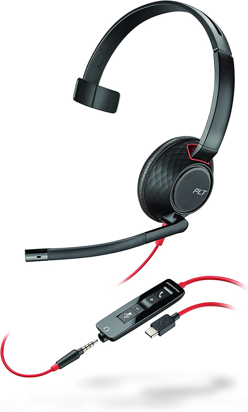 Poly Blackwire 5210 Series Mono Corded Headsets