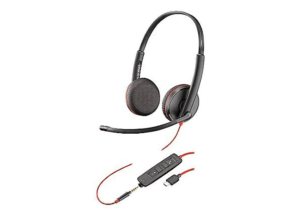 Poly Blackwire C3225 Series Stereo Headsets