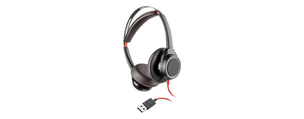 Poly Blackwire 7225 Series Stereo Active Noise Cancelling Corded Headsets