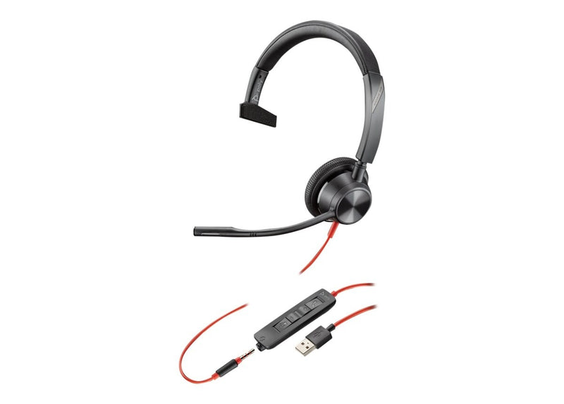 Poly Blackwire 3315 Series Mono Corded Headsets