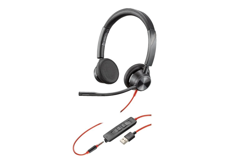 Poly Blackwire 3325 Series Stereo Corded Headsets