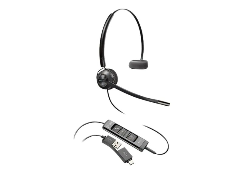 Poly EncorePro 525 Series Corded Stereo Headsets