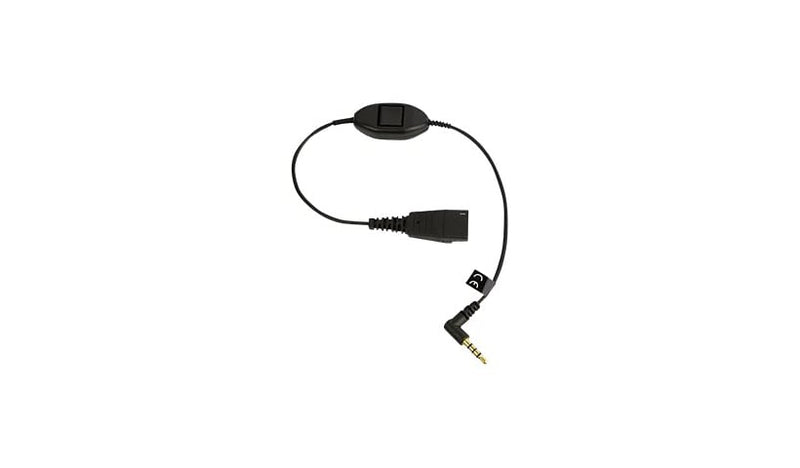 Jabra Cord QD to 3.5 mm Jack with Push-to-Talk for Smartphones